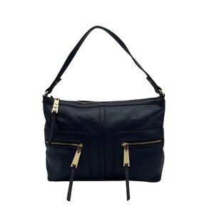 Tommy Hilfiger Dark Blue Faux Leather Shoulder Bag
